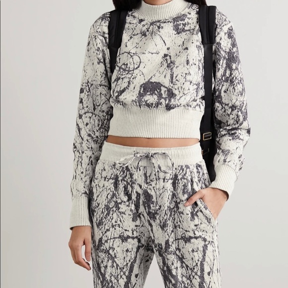 NWOTPollockHyperReality intarsia cotton-bl set - Picture 6 of 6